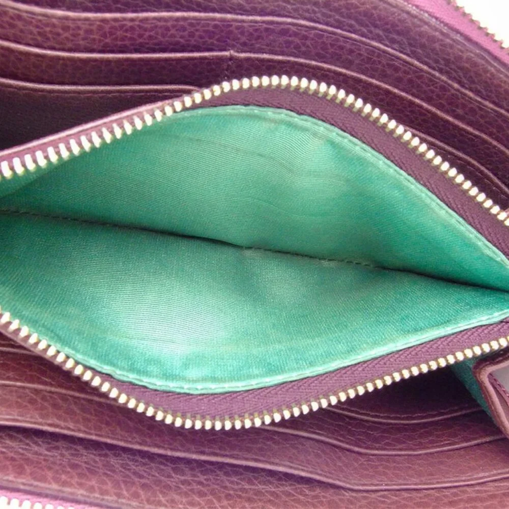 BVLGARI wallet Monete leather Auth used T9949 - Picture 5 of 8